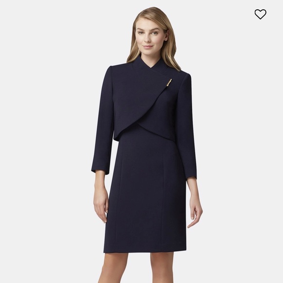 Tahari Petite Two-Piece Work Dress - Picture 1 of 5